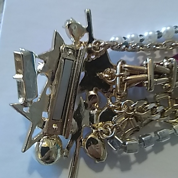 NWT Betsey Johnson Shooting Stars Bracelet - FIRM! - Picture 5 of 5